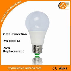 Hot Selling A19 led bulb light with high quality and low price pass UL certifica