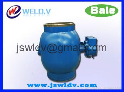 Butt welded ball valve with worm gearbox (DN250-DN400) 3