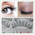 OEM traditional hand made human hair flase eyelash