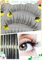 OEM traditional hand made human hair flase eyelash 3