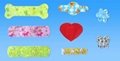 Different shapes of Band-aid woundplast available 4