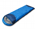 Hollow fiber envelope sleeping bag