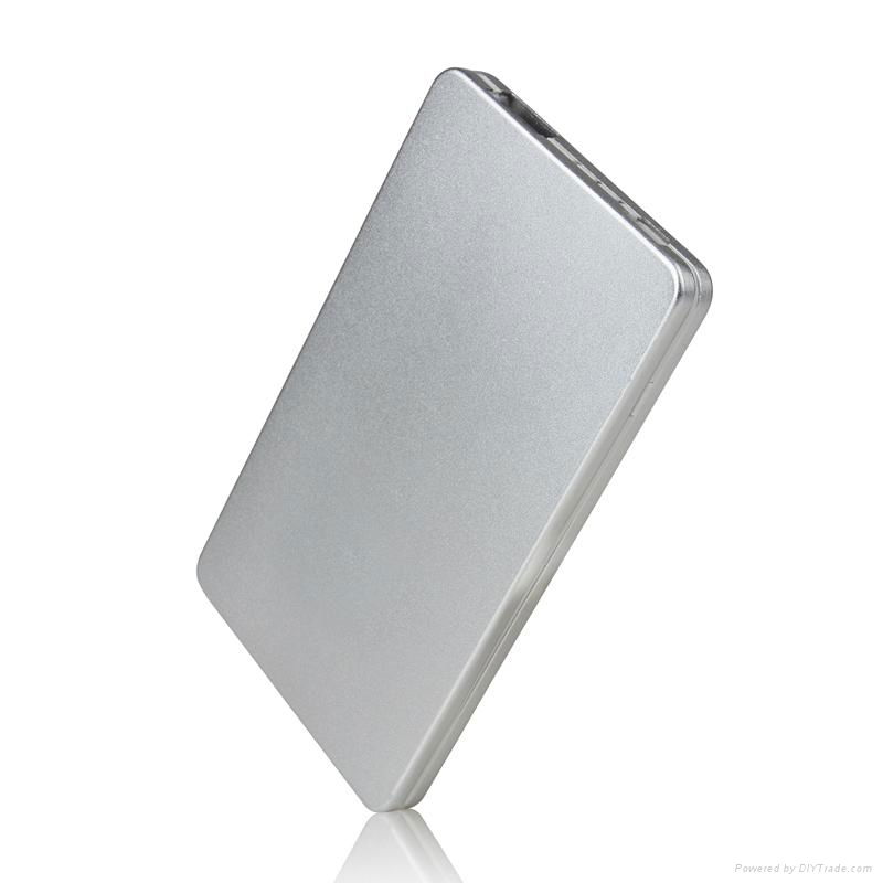 Credit Card Size,Aluminum Alloy Materials,Ultra Slim Power Bank 2