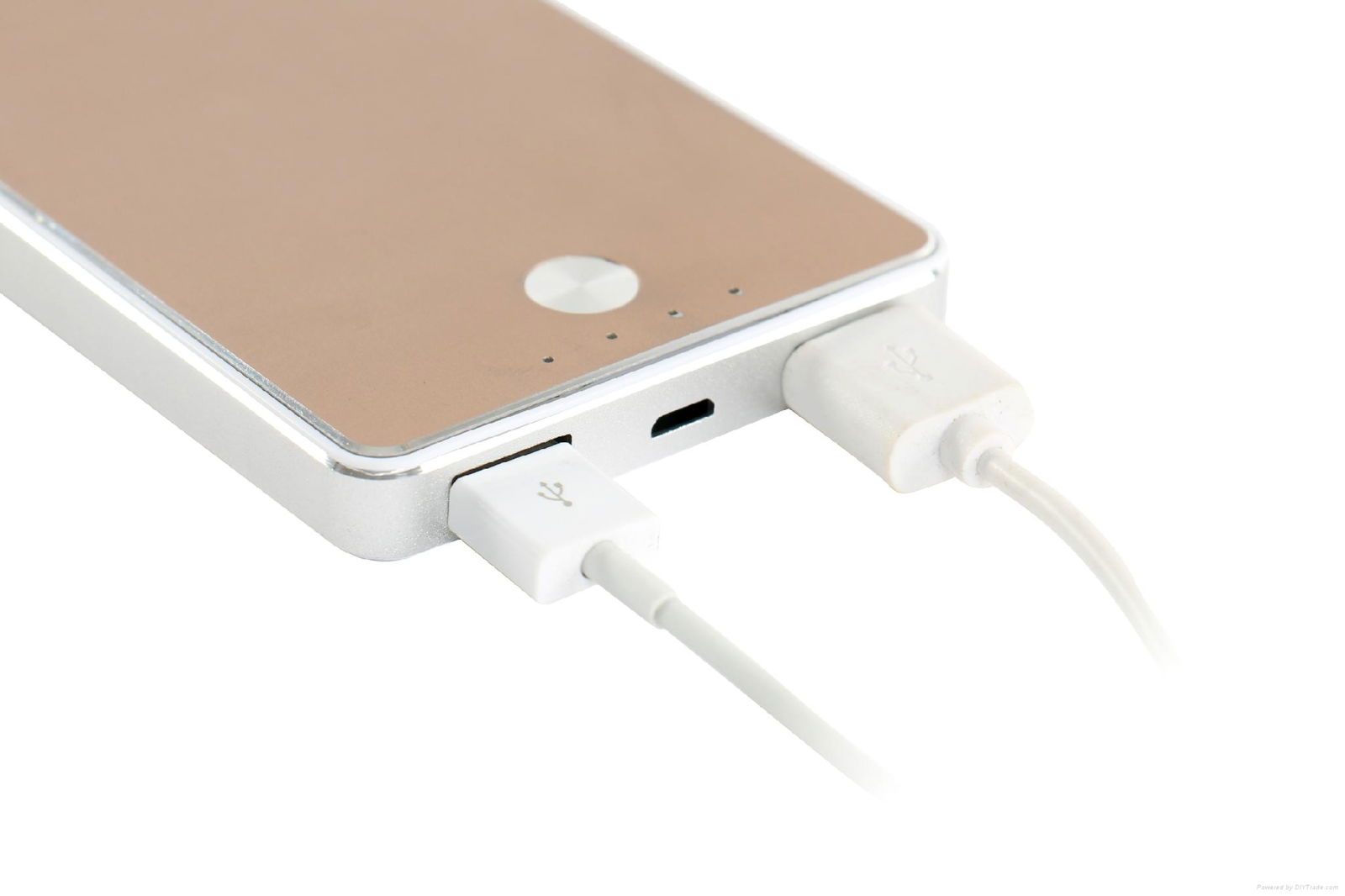 Titanium Aluminum PowerBank 7,200mah Rechargeable Li-polymer Battery Power Bank