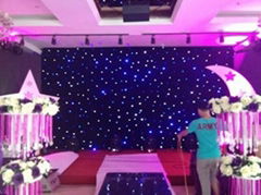 LED star curtain in wedding&party