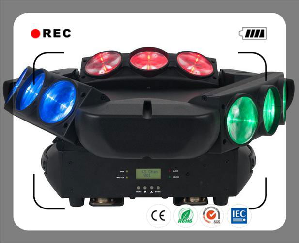 LED 9 eyes spider moving head beam for stage effect light 4