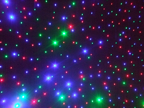 LED star curtain white BW RGBW twinkle background curtain 3