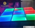 LED dyeing dance floor LED tempered glass panel led stage tile 3