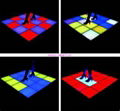 LED dyeing dance floor LED tempered