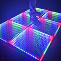 LED 3D mirror abyss dance floor led tile led panel 4