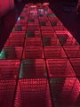 LED 3D mirror abyss dance floor led tile