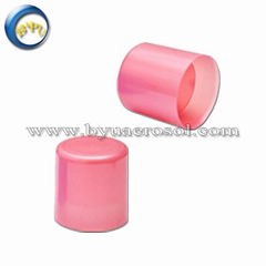 Aluminum aerosol cans accessories of plastic cap