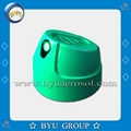 Plastic cap with little tube and aerosol plastic caps
