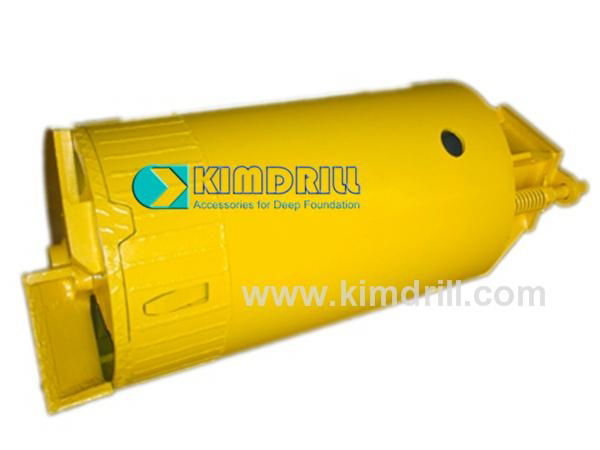 Kimdrill Double-Cut cleaning Bucket soil drill bucket belling bucket for piling  2