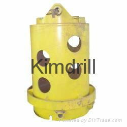 Kimdrill Casing driver adapter casing twister for piling 2