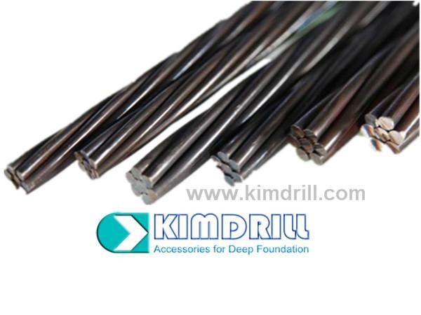 Kimdrill Strand Steel prestressed pc wire for anchoring 5