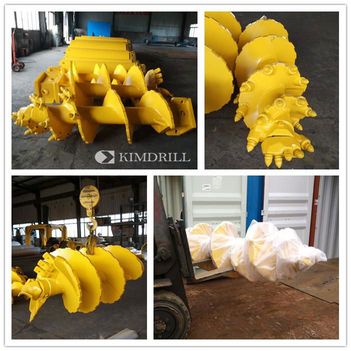 Clay Drilling Auger soil auger flight auger piling screw kimdrill