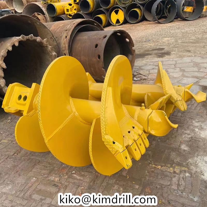 Clay Drilling Auger soil auger flight auger piling screw kimdrill