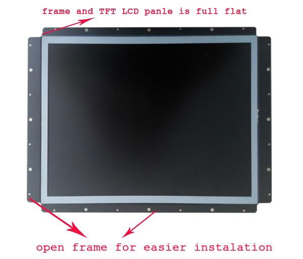 8.4 inch 10.4 inch 12.1inch 15 inch 17 inch 19 inch open frame monitor with HDMI 2