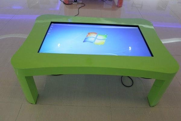 kindergarten study table with 42" touch screen education all in one PC
