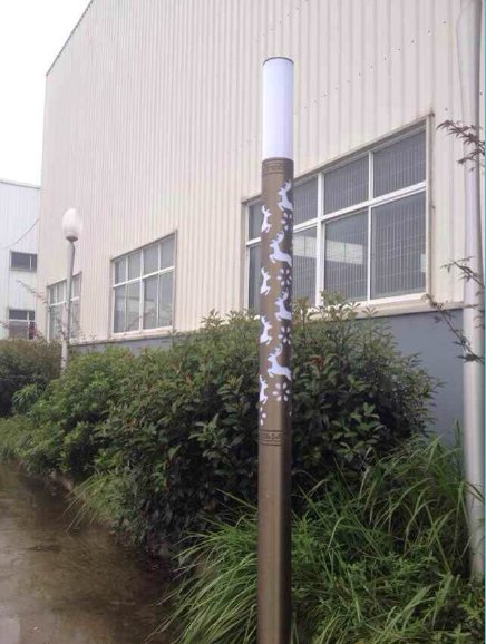 Aluminum garden lighting pole 3