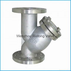 PN16 flange y type strainer