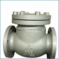 150lb swing wcb check valve flange end