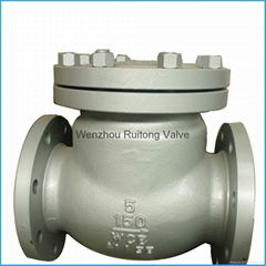 150lb swing wcb check valve flange end