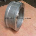 API standard double disc wafer check valve 150lb 