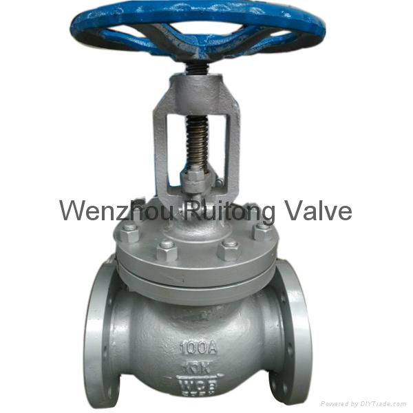 JIS 10k flange wcb globe valve