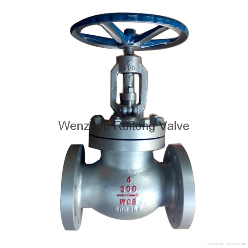 a216 wcb flange globe valve 150lb