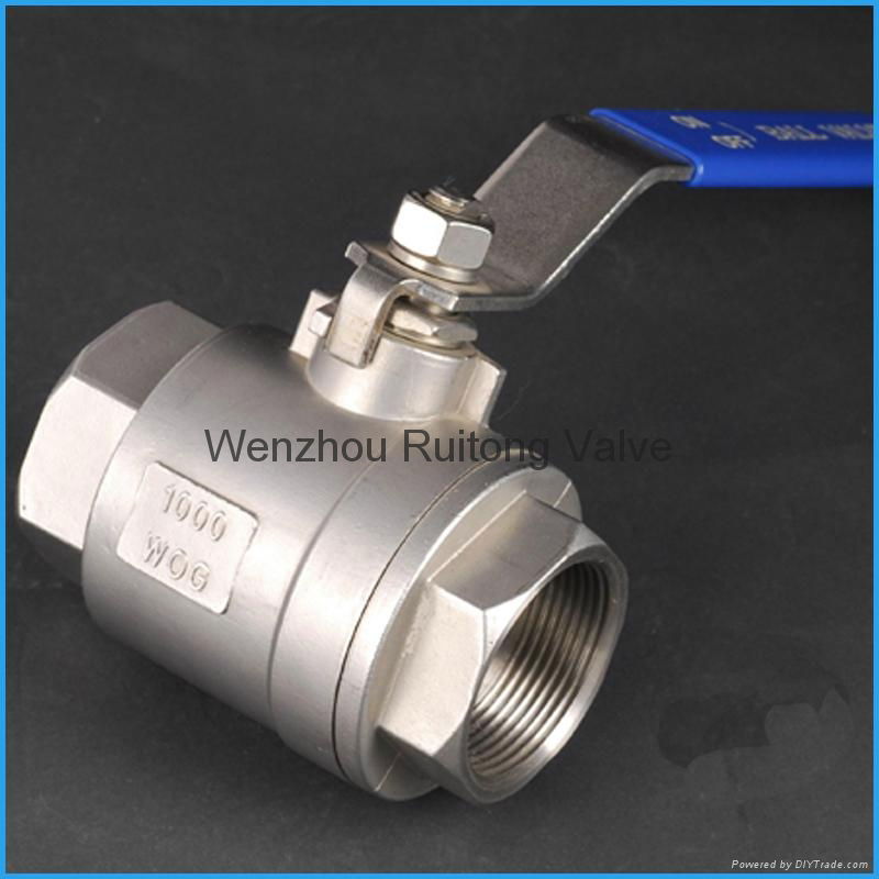 2pc ball valve screw end