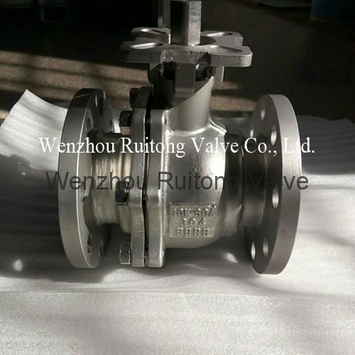 JIS high mounting pad ball valve 20K