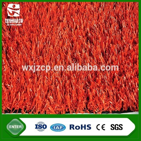 high quality two green colours anti uv artificial grass sports flooring  4