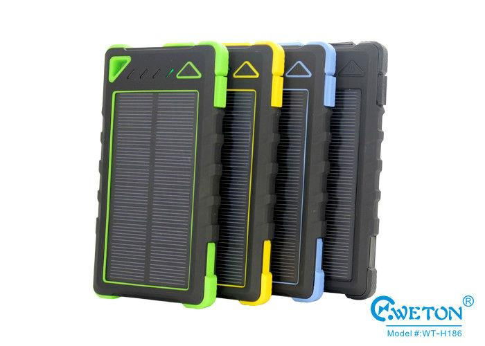 8000 mAh  Solar Power Bank Dual USB Suitable For iPhone 6 And Other Smartphones