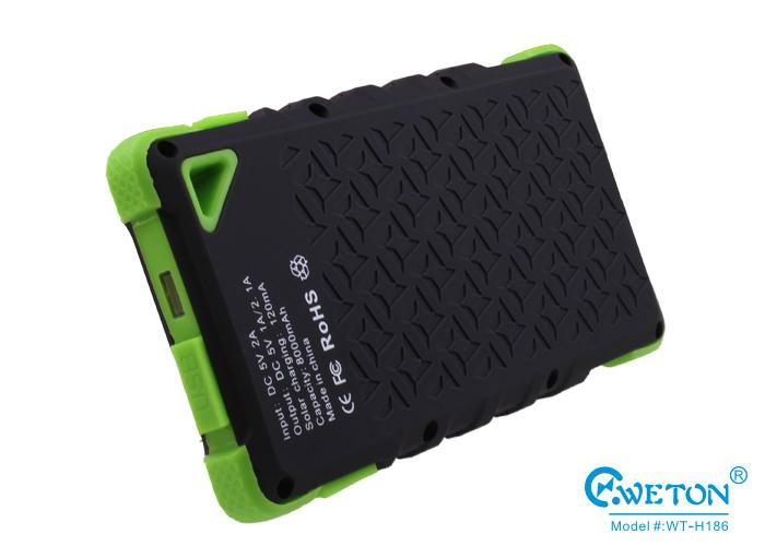 8000 mAh  Solar Power Bank Dual USB Suitable For iPhone 6 And Other Smartphones 3