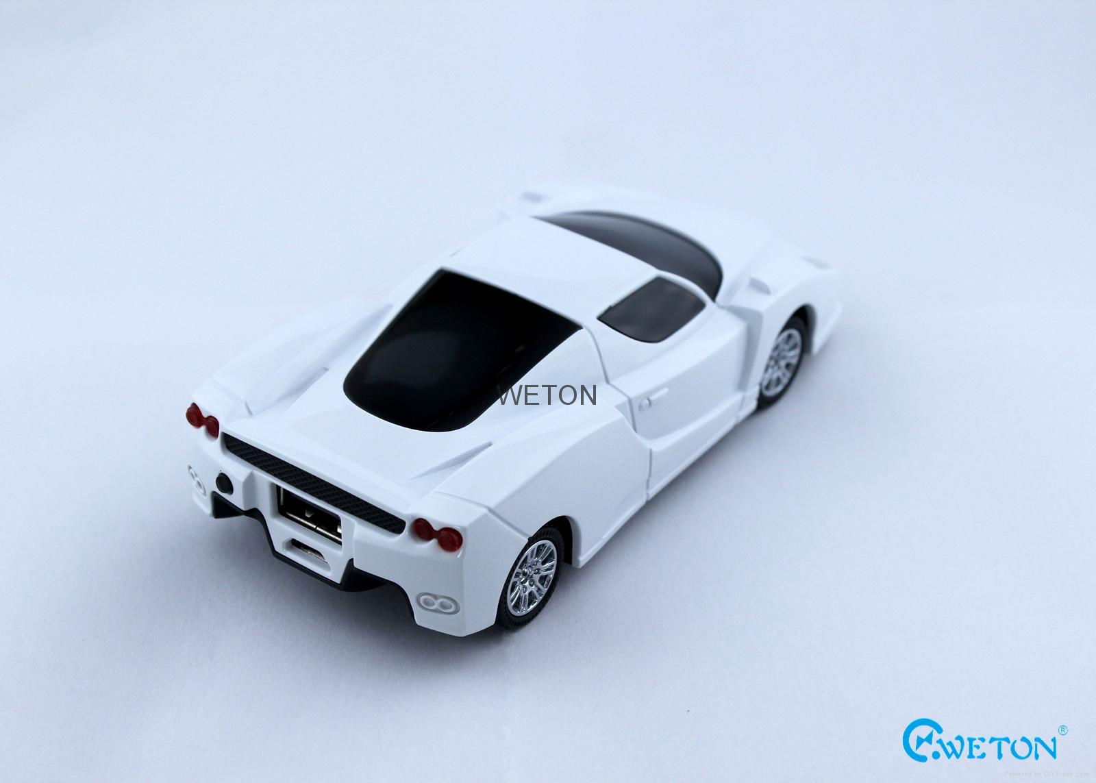 6000mAh Ferrari Race Car Shaped Portable Gift Power Bank 2