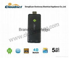 2015 Hot Selling Smart Android TV Stick RK3188 Quad Core WIFI Bluetooth 