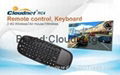 mac wireless keyboard mouse combo 2.4G fly air mouse witg android function 1