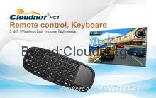 mac wireless keyboard mouse combo 2.4G fly air mouse witg android function