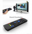 Factory Price Cloudnetgo gyroscope air fly mouse with 2.4ghz mini keyboard mic  1