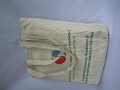 Canvas tote folding shopping bag