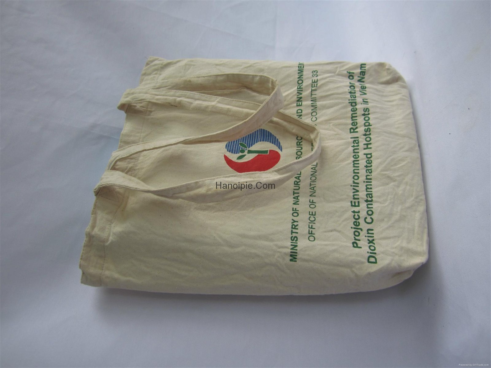 Canvas tote folding shopping bag 2