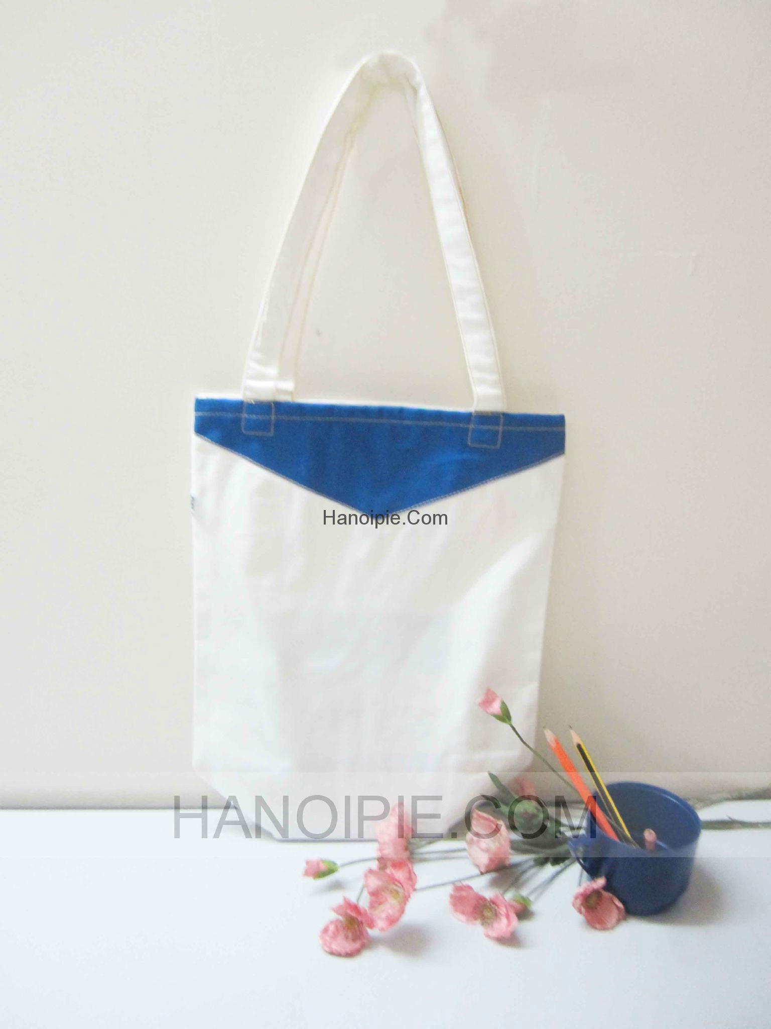 Fashionable recycleable promotional shopping cotton bag  2