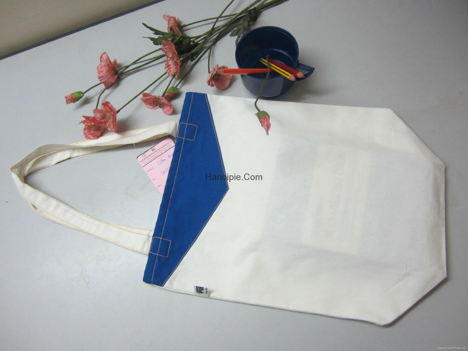 Fashionable recycleable promotional shopping cotton bag  3