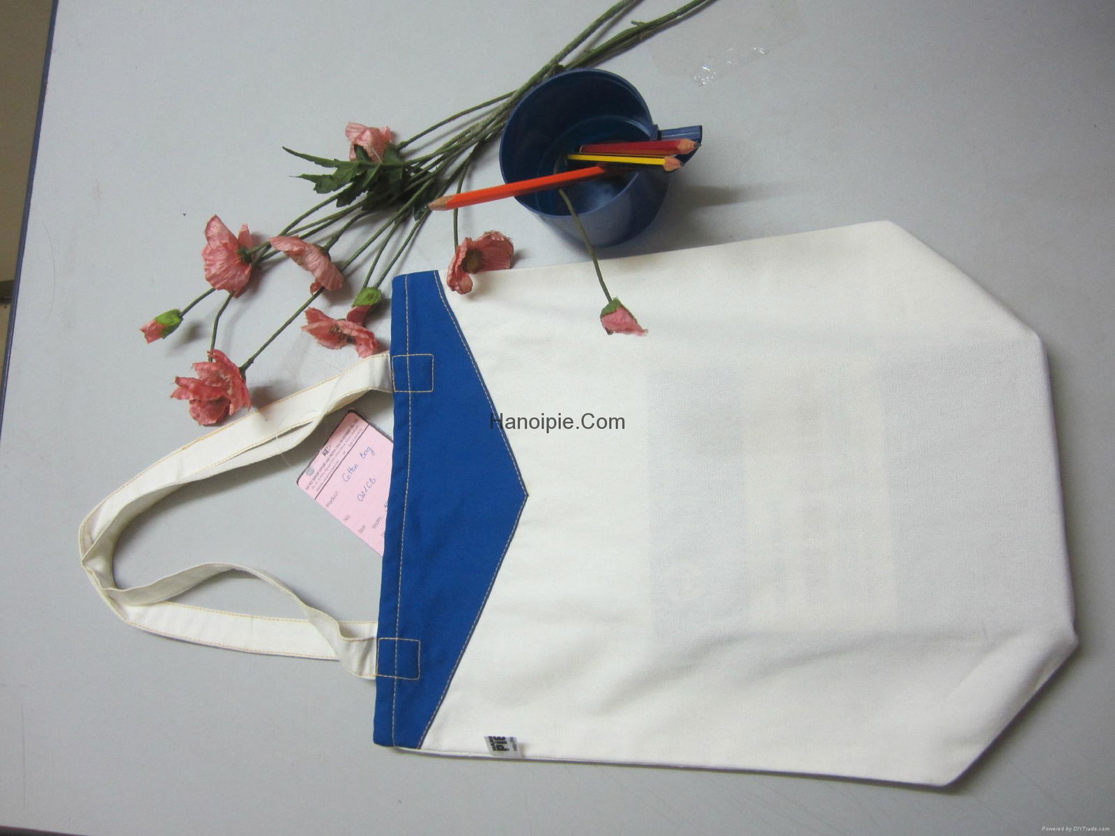 Fashionable recycleable promotional shopping cotton bag  5