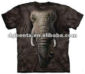 3D animal print short sleeve t shirt 2