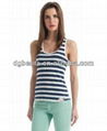 Stripes Sexy Women's Vest 1