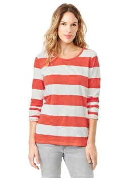 100% cotton women's long sleeve t shirt