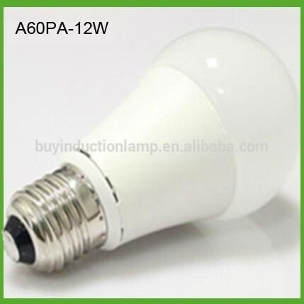 85-265V 12W A60 Bulb lamp led base E27 B22 body aluminum coated with plastic ind